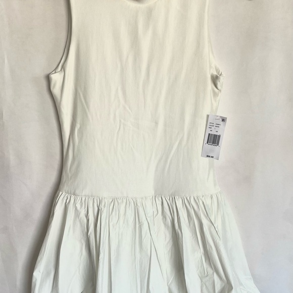 TCEC Sleeveless Knit-To-Woven Bubble Hem Fit-And-Flare Dress - Picture 7 of 9